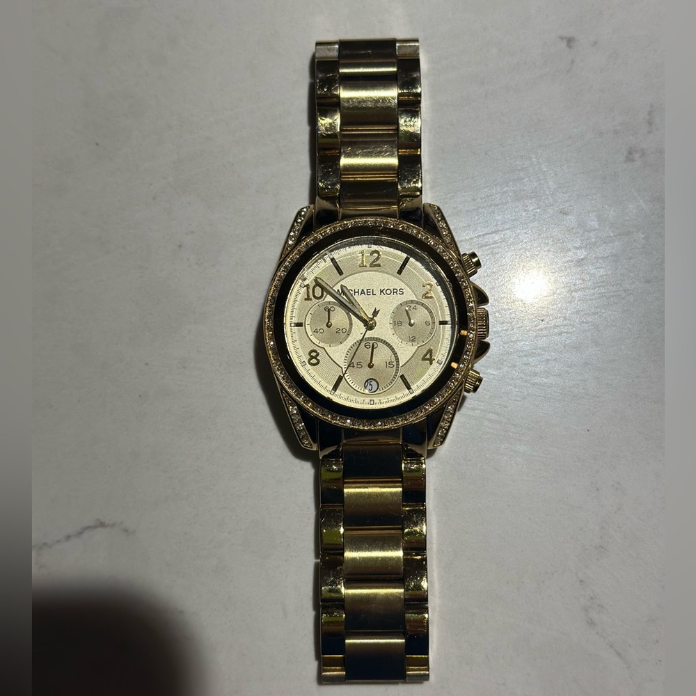 Michael Kors 5166 Gold Tone Watch